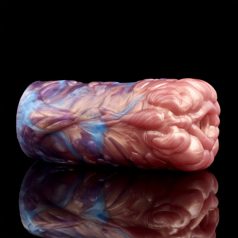 Colorful Monster Silicone Pocket Pussy Penis Exercise Masturbator