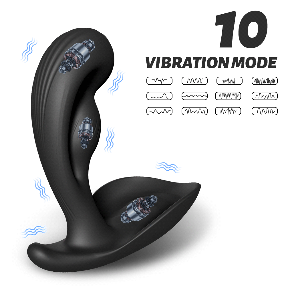 Yeain Beete vibrating Butt plug Dual Motor Prostate Massager