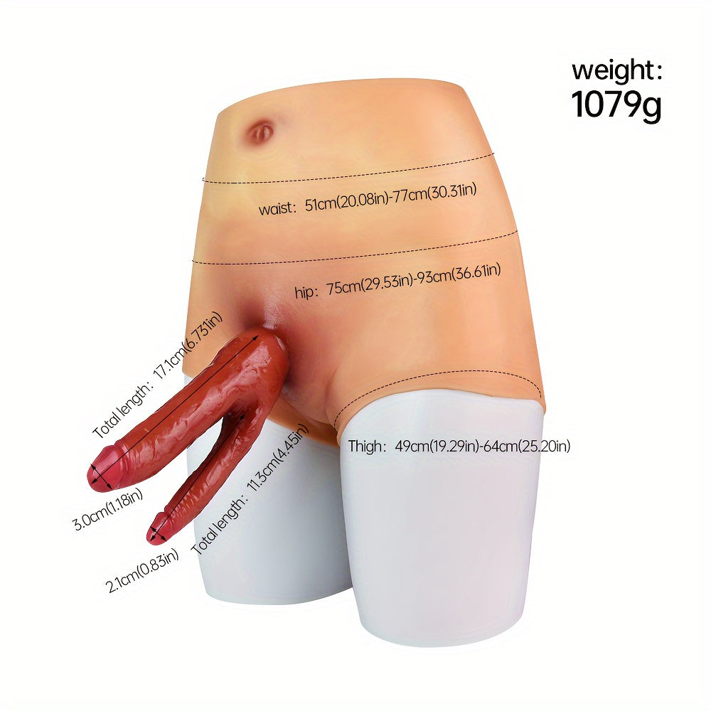 FLT75 Wearable Double-headed Realistic Dildo Skin Touch Strap On Dildo