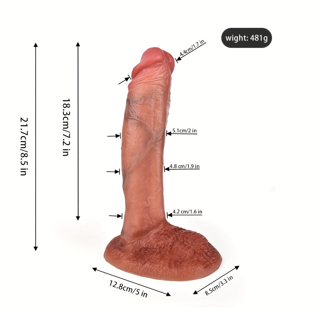 FAAK-G197 Silicone Realistic Dildo Strap On Dildo With Suction Cup