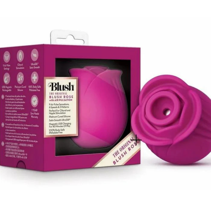 Blush original Rose Personal Massager Clitoral Nipple Vibrator