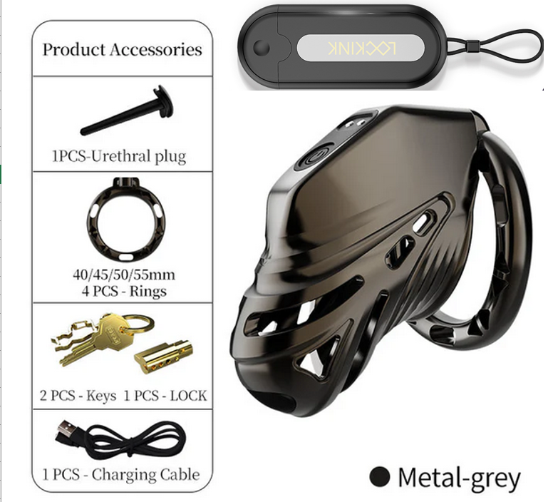 LOCKINK Estim Eel APP Long Distance Chastity Cage