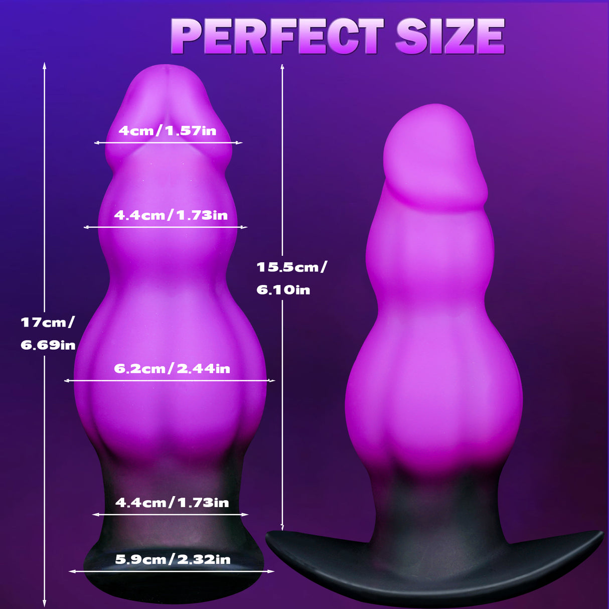 Large Vibrating Butt Plug Prostate Massager Anal Vibrator, Large Anal Plug Huge Buttplug