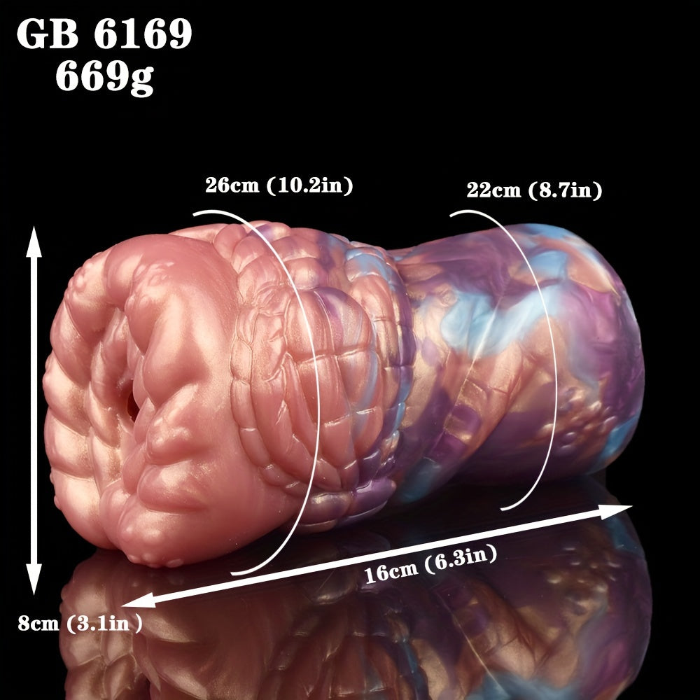 Colored Exotic Animal Silicone Pocket Pussy Penis Exercise Masturbator