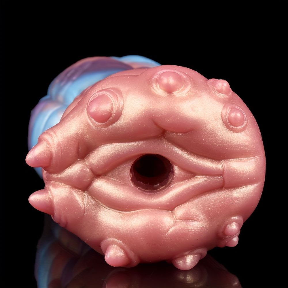 Colorful Simulation Monster Silicon Pocket Pussy Penis Exercise Masturbator