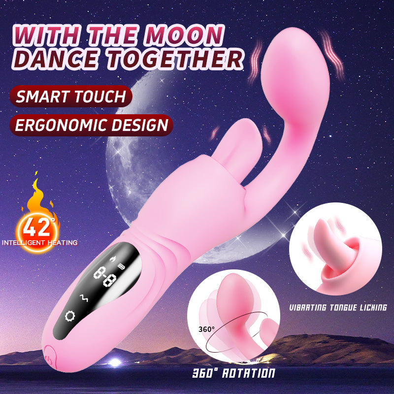 Yeain Half Curved Sweet Tongue G-Spot Heating Vibrator