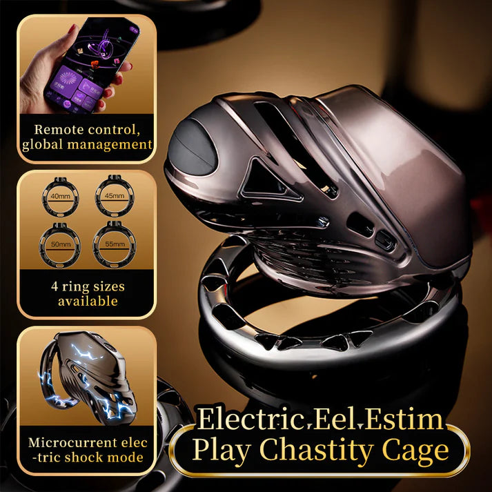 LOCKINK Estim Eel APP Long Distance Chastity Cage