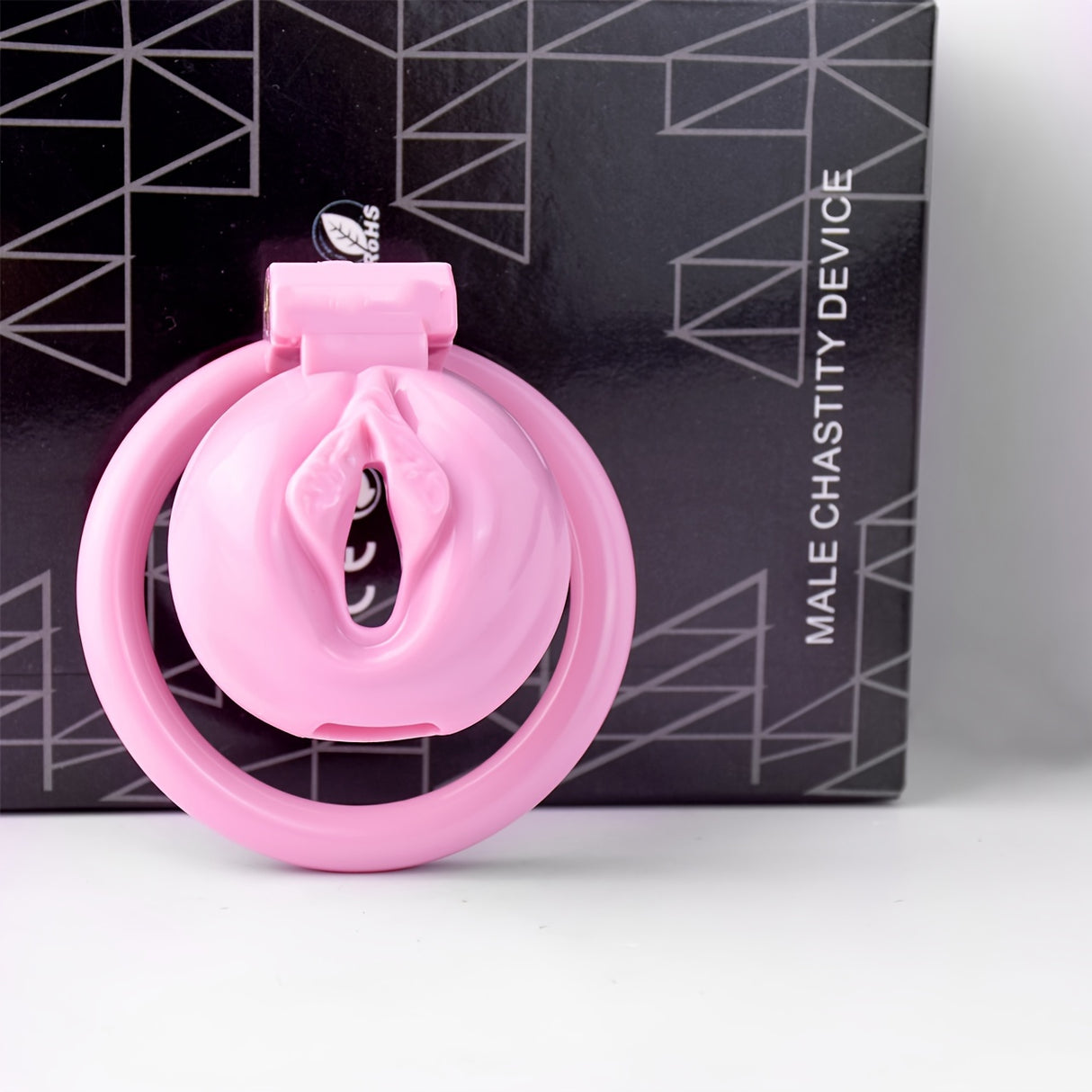 FRRK-185 Male Pink Resin Chastity Cages Device Penis Lock
