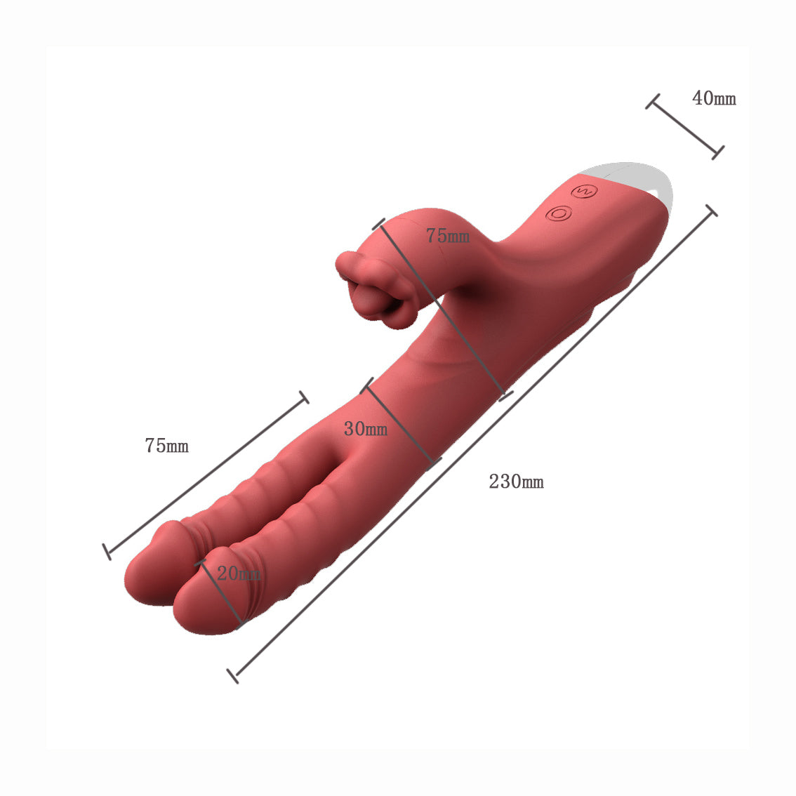 Rabbit vibrator Twin-Vibe intimacy Massager for ladies