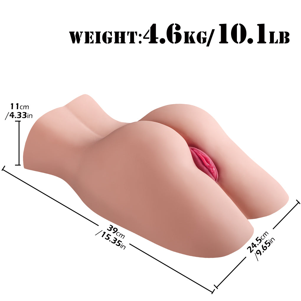 BJDOLL Stripped Fantasy Realistic Pussy & Ass TPE Flesh