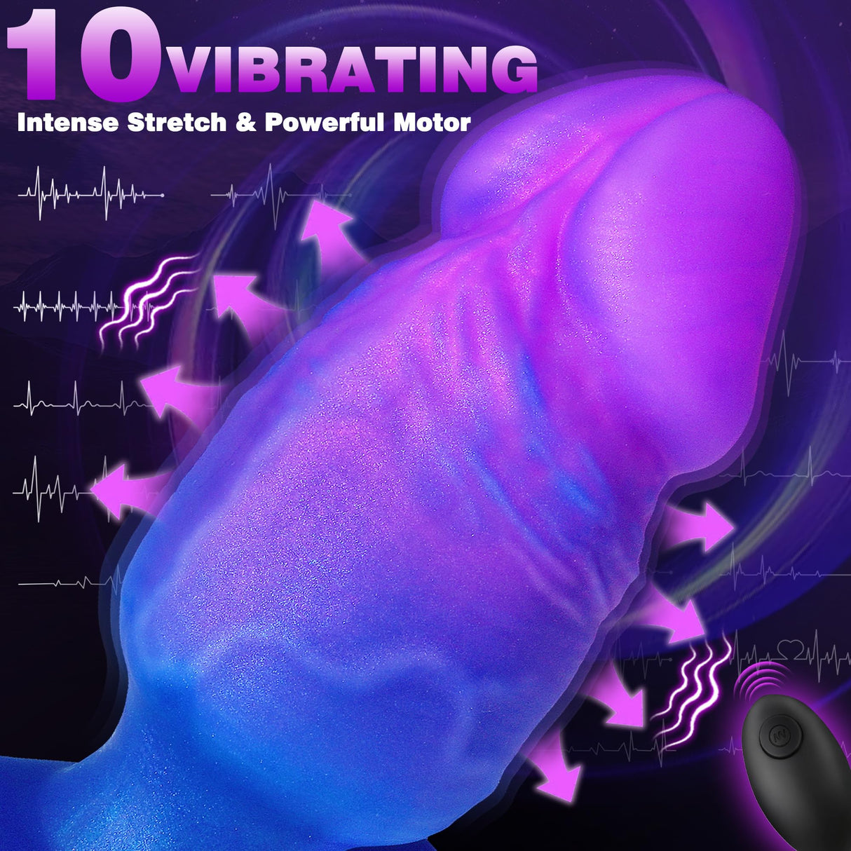 Vibrating Butt plugs Anal training strech sex toys