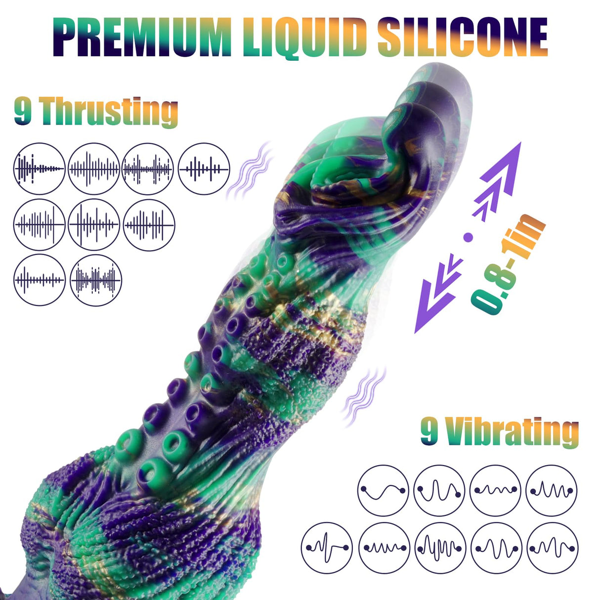 Dildo Vibrator Shock Function Sex Toy with remote control