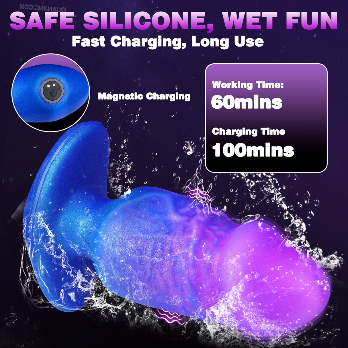 Vibrating Butt plugs Anal training strech sex toys
