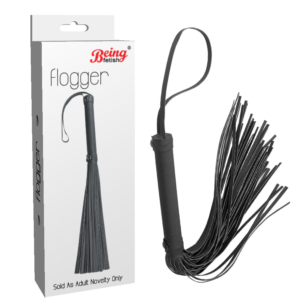 BF-40337J Luxury Matt Portable Sharper Flicks Leather Flogger