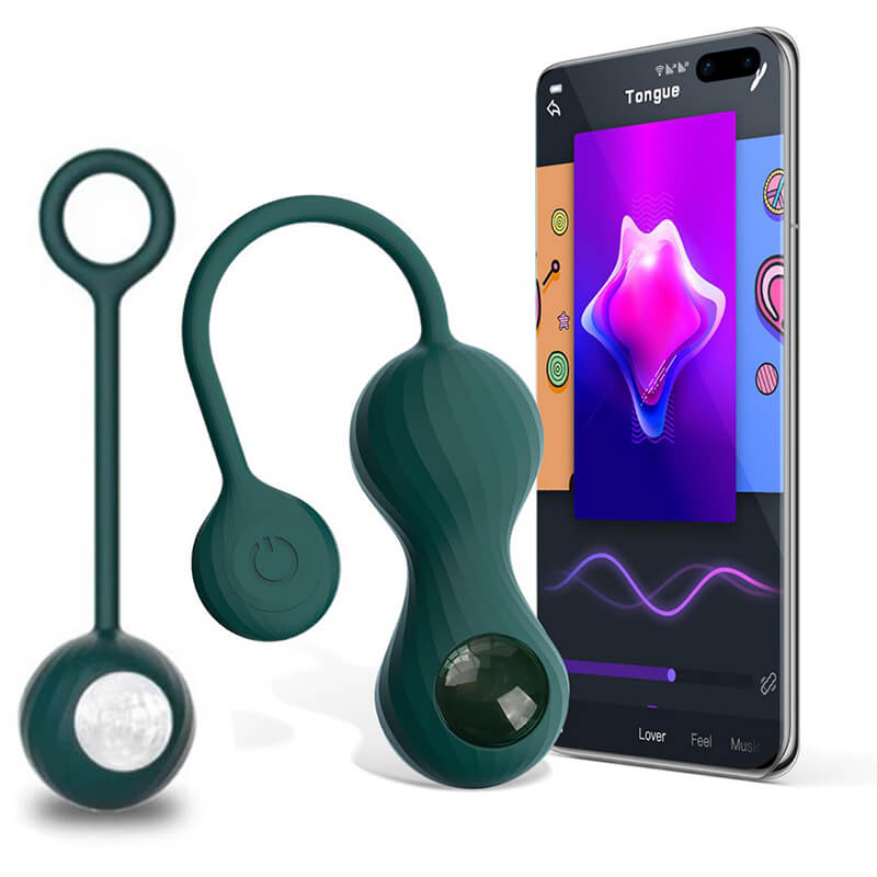 Magic Motion Crystal/Crystal DUO- APP Controlled Kegel Vibrator With Weight Set