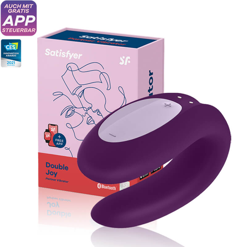 Satisfyer Double Joy app controlled wearable vibrator