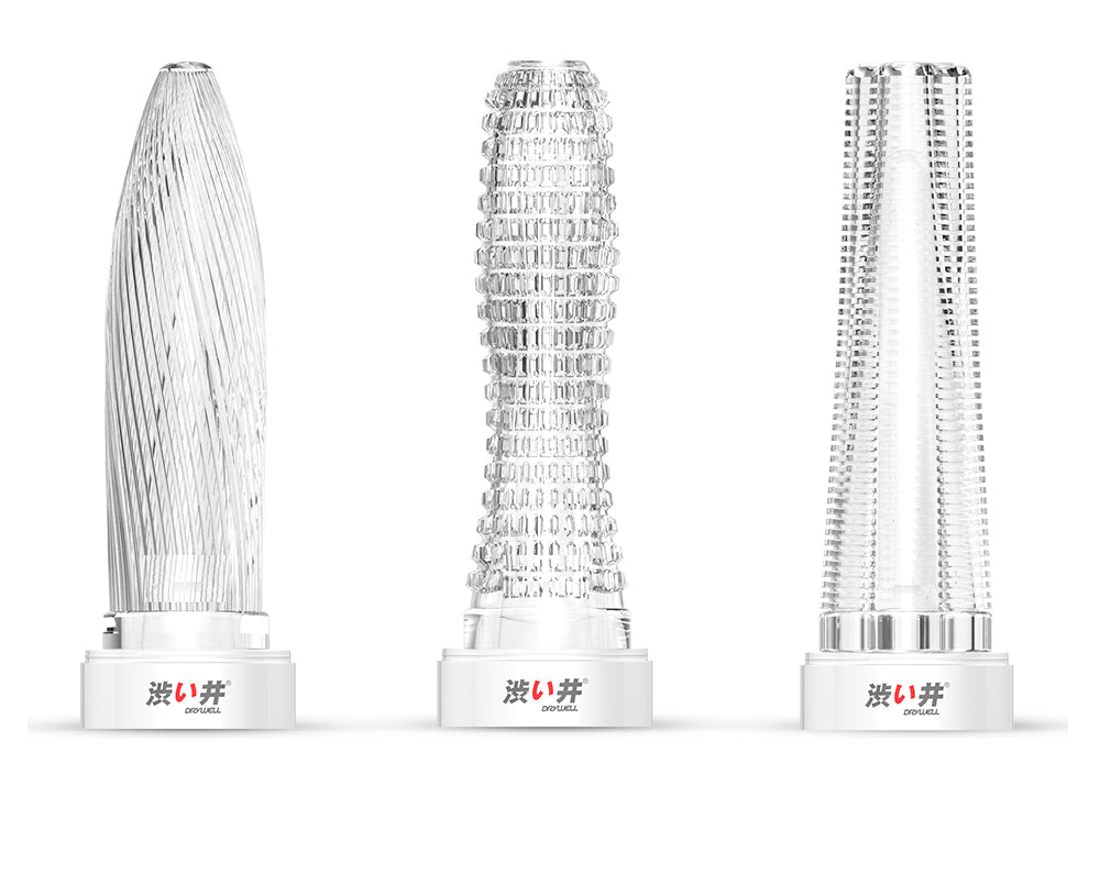 DRY WELL Reusable Condoms Male Penis extension sleeve