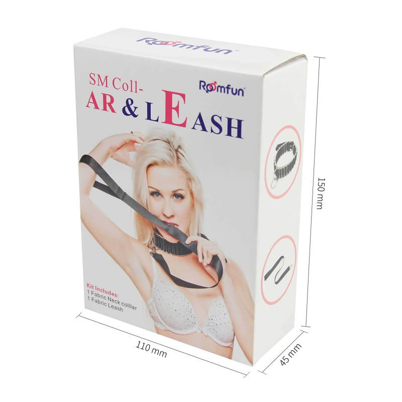 Roomfun Leather Bondage Sex Collar