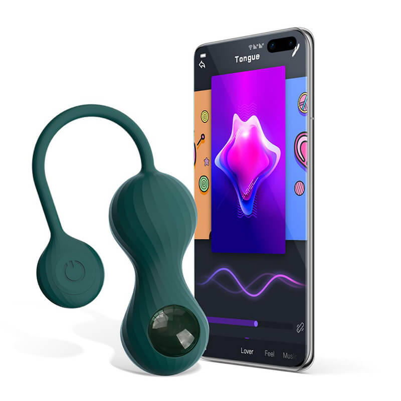 Magic Motion Crystal/Crystal DUO- APP Controlled Kegel Vibrator With Weight Set