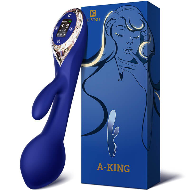 Kisstoy A-KING LED Screen Inflatable Vibrator