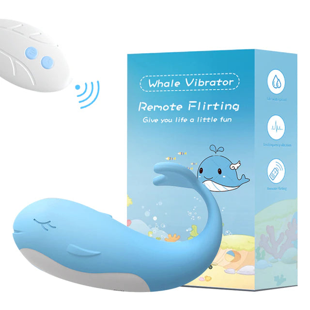 Little Whale Vibrator Remote Control Egg Vaginal G-spot Clitoral Stimulator