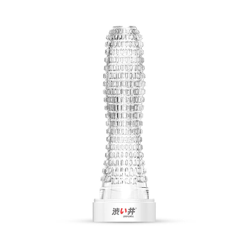 DRY WELL Reusable Condoms Male Penis extension sleeve