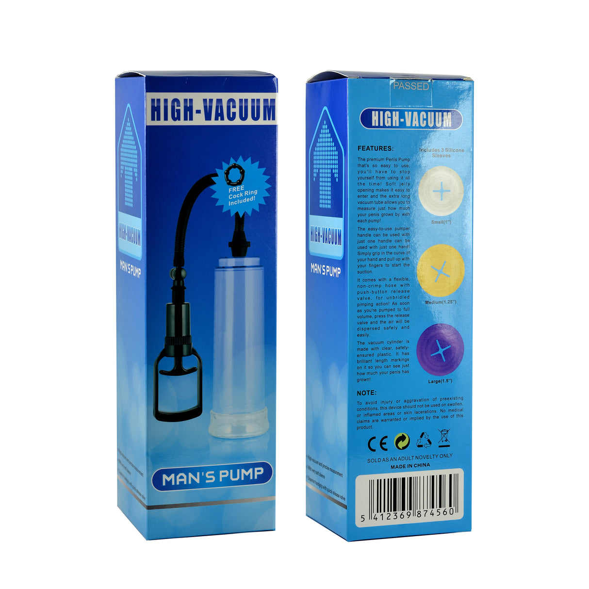 Eros E09S Vacuum Training Penis Pump