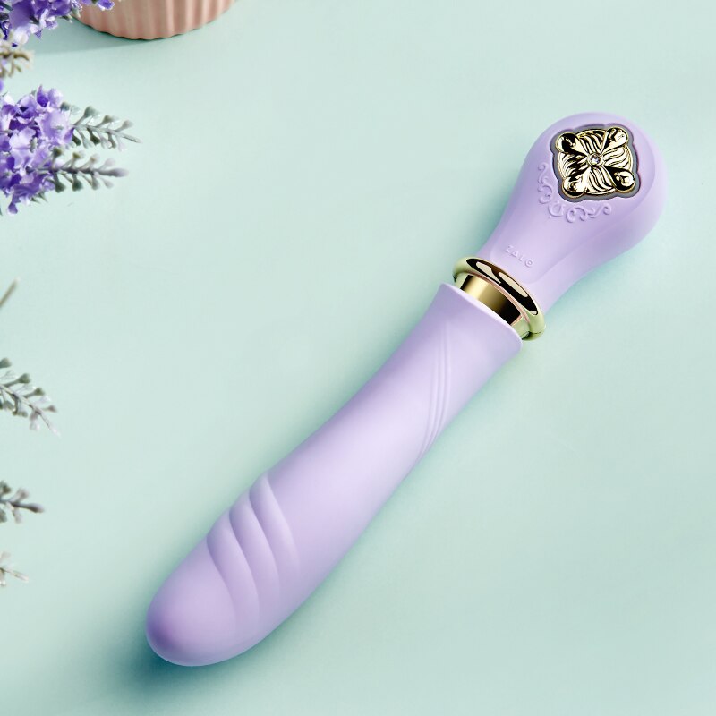 ZALO desire Female wand heating vibrator sex toys
