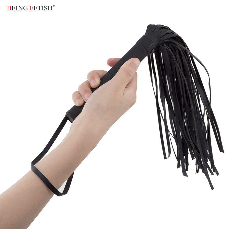 BF-40337J Luxury Matt Portable Sharper Flicks Leather Flogger