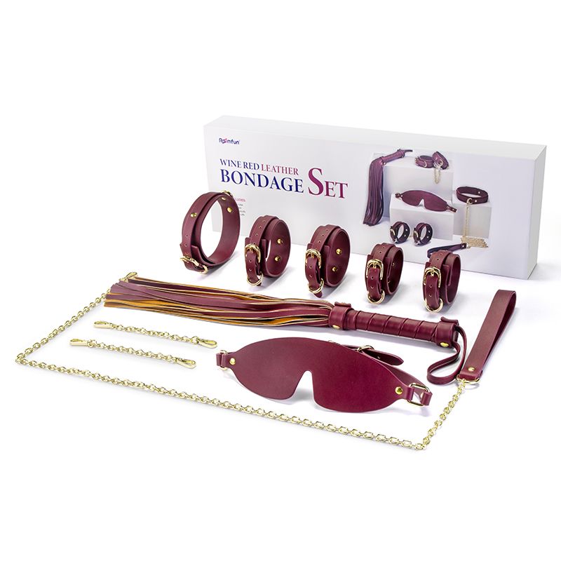 ROOMFUN ZW-077A Claret/Purplish Blue Beginner's Bondage Kit