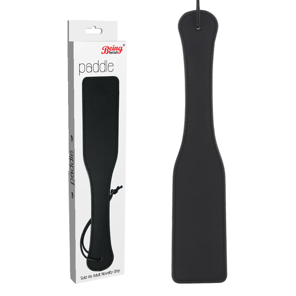 BF-40331J Black Matt PU Paddle Adult Games Toy