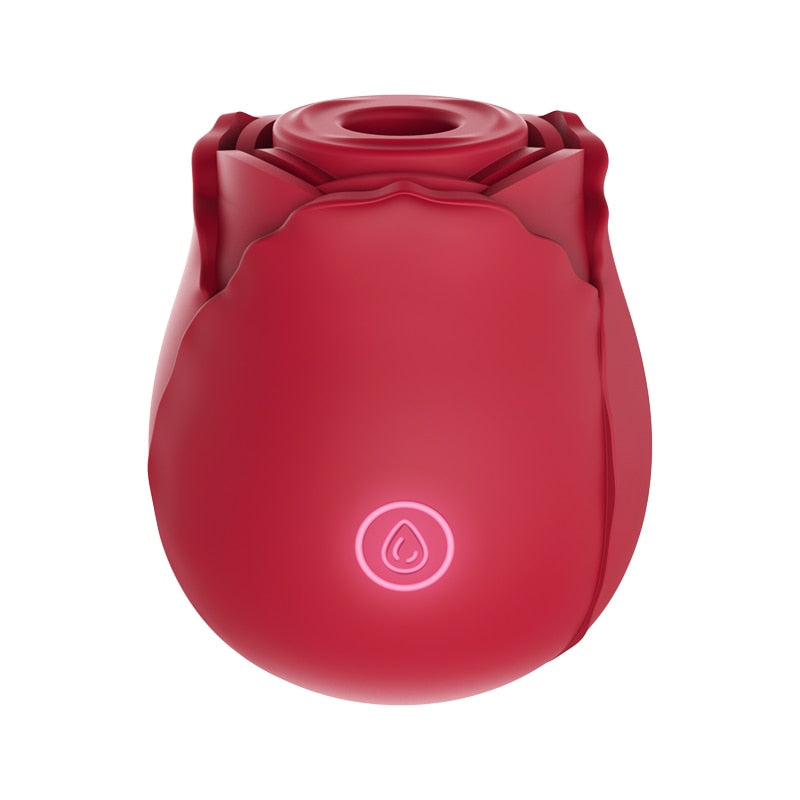 OMYSKY Red Rose Toy: Clit And Nipple Vibrator For Women