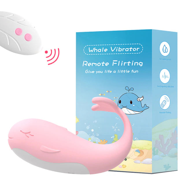Little Whale Vibrator Remote Control Egg Vaginal G-spot Clitoral Stimulator