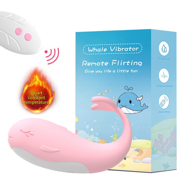 Little Whale Vibrator Remote Control Egg Vaginal G-spot Clitoral Stimulator