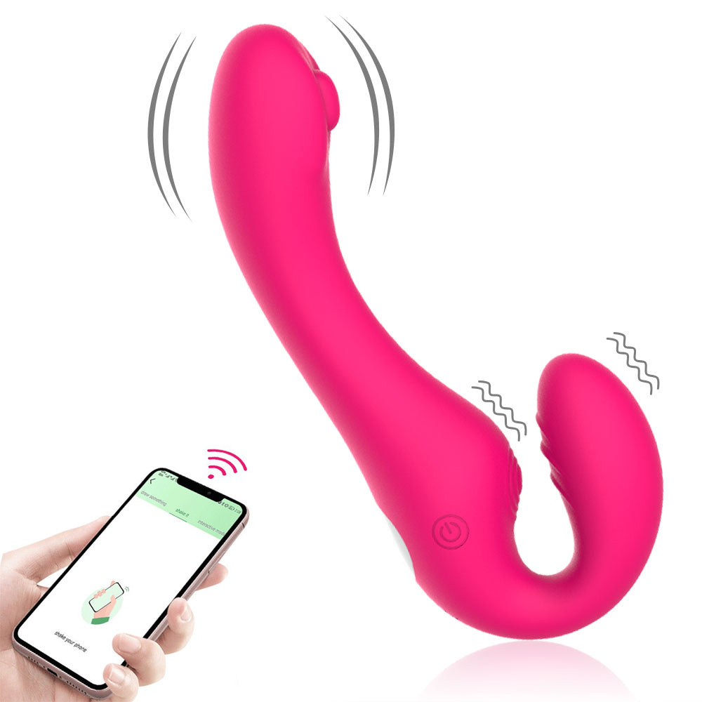Roma-S Flapping strapless strap-on vbrator