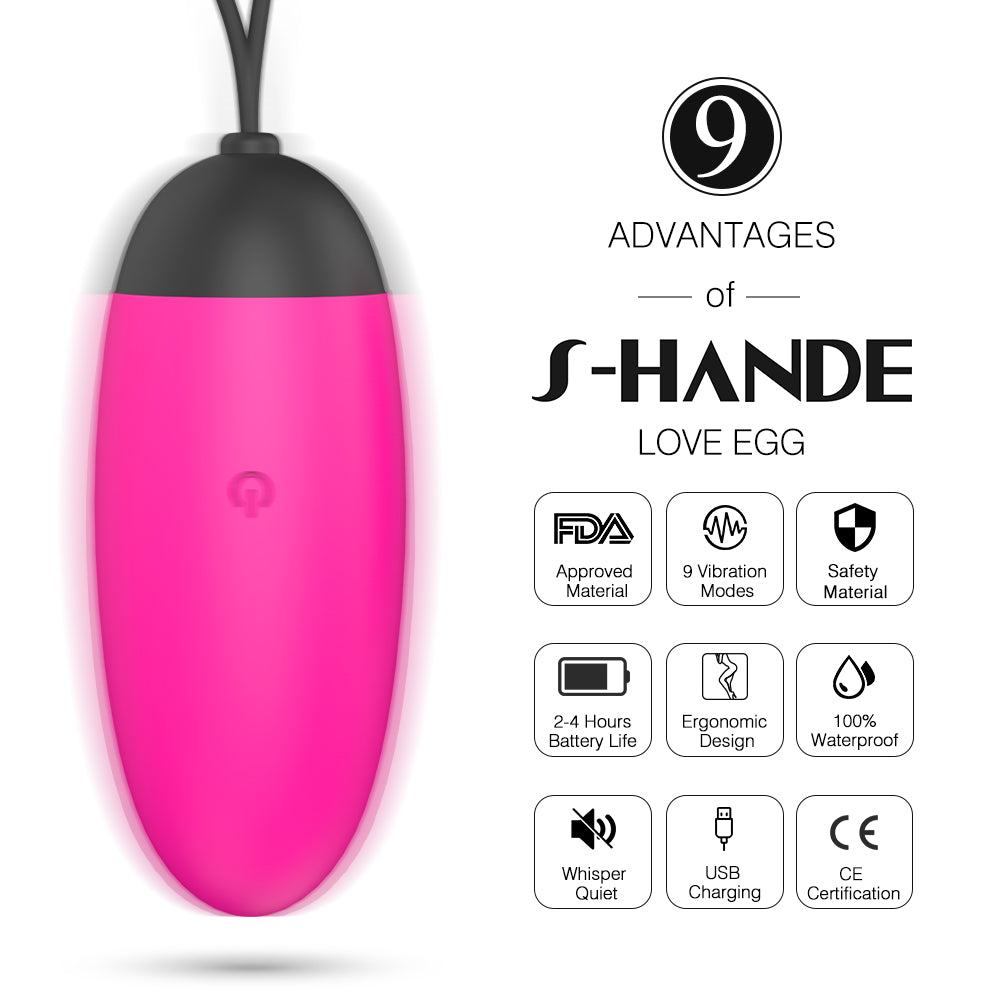S-hande ADA S-054 G-spot Clit Stimulator Egg Vibrator