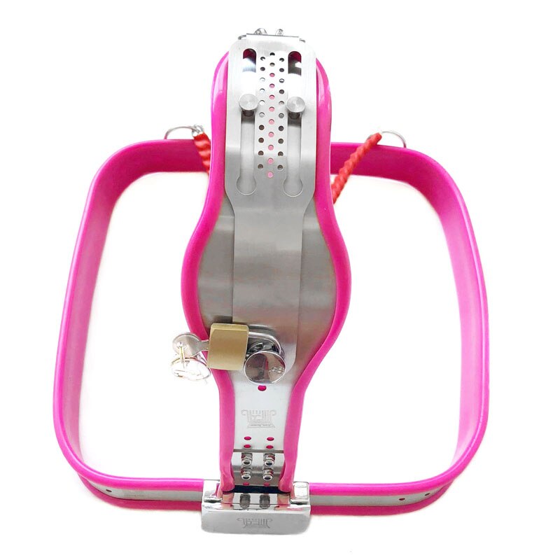 Black Emperor Stainless Steel Metal Female Y-Type Chastity Pants