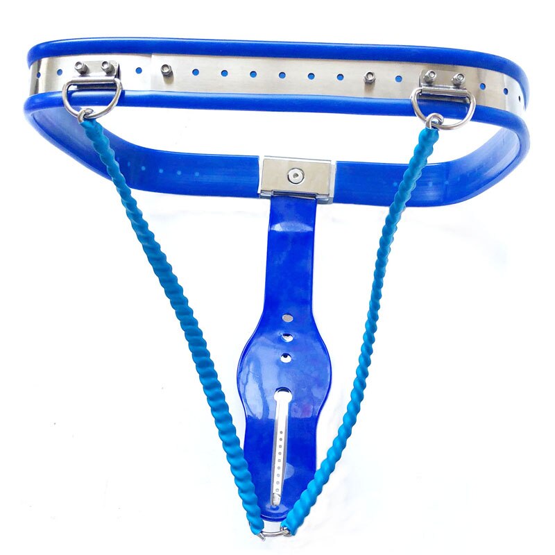 Black Emperor Stainless Steel Metal Female Y-Type Chastity Pants