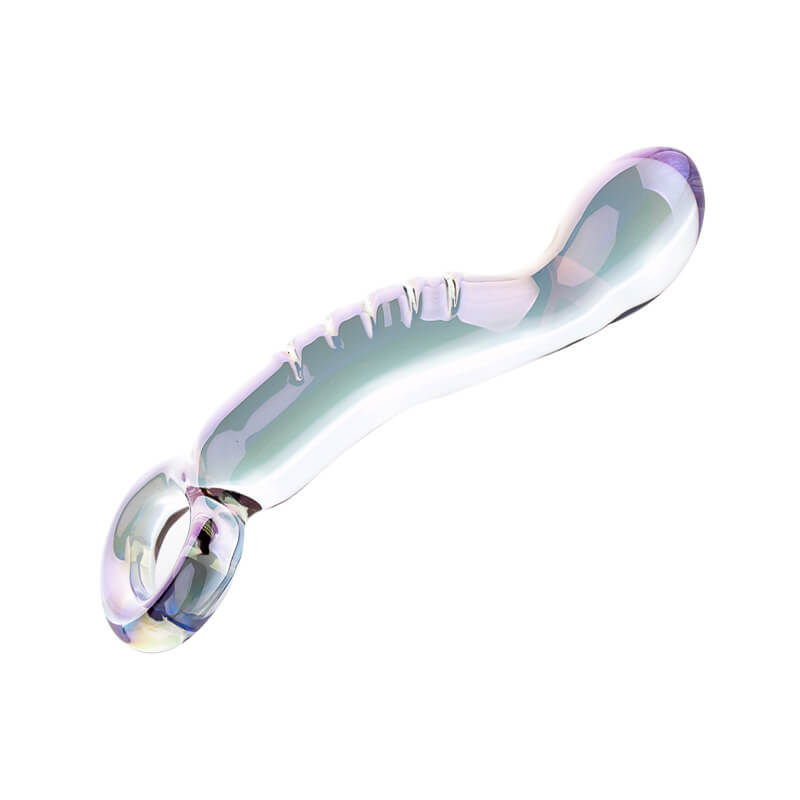Honeysx crystal glass G spot masturbation massage stick.