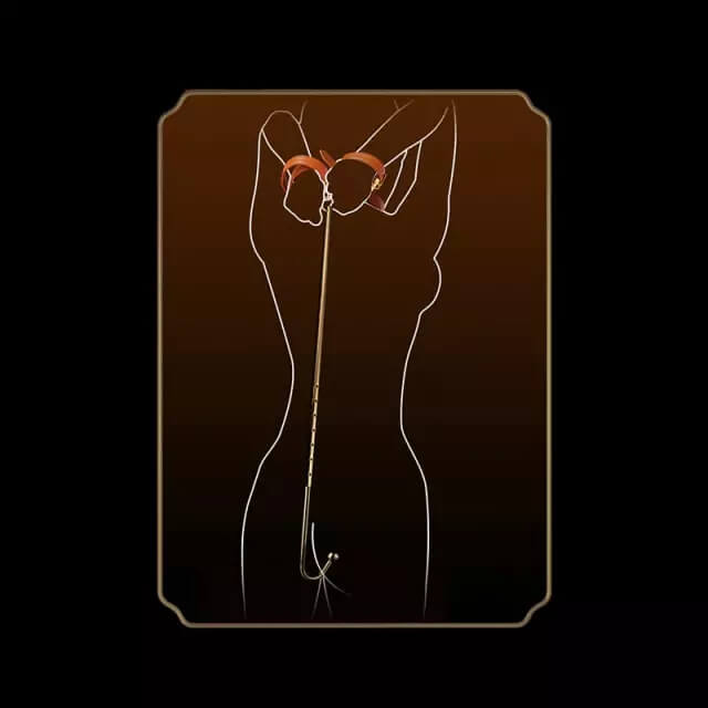 Lockink Halfmoon Anal Hook With Connector