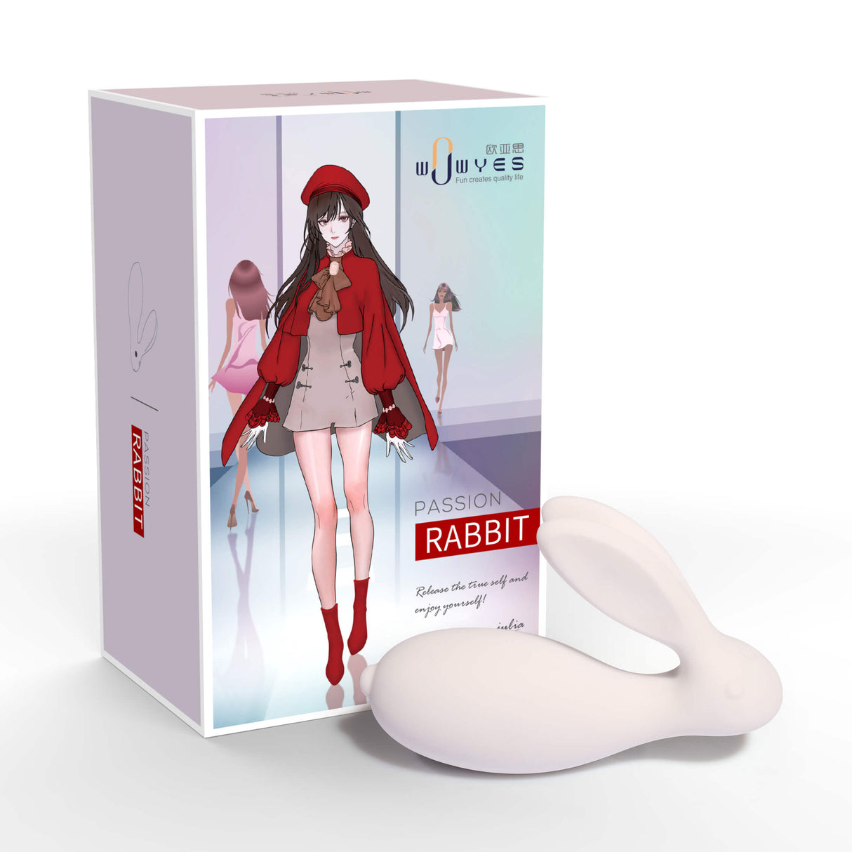 Wowyes passion rabbit remote control wearable vibrator egg