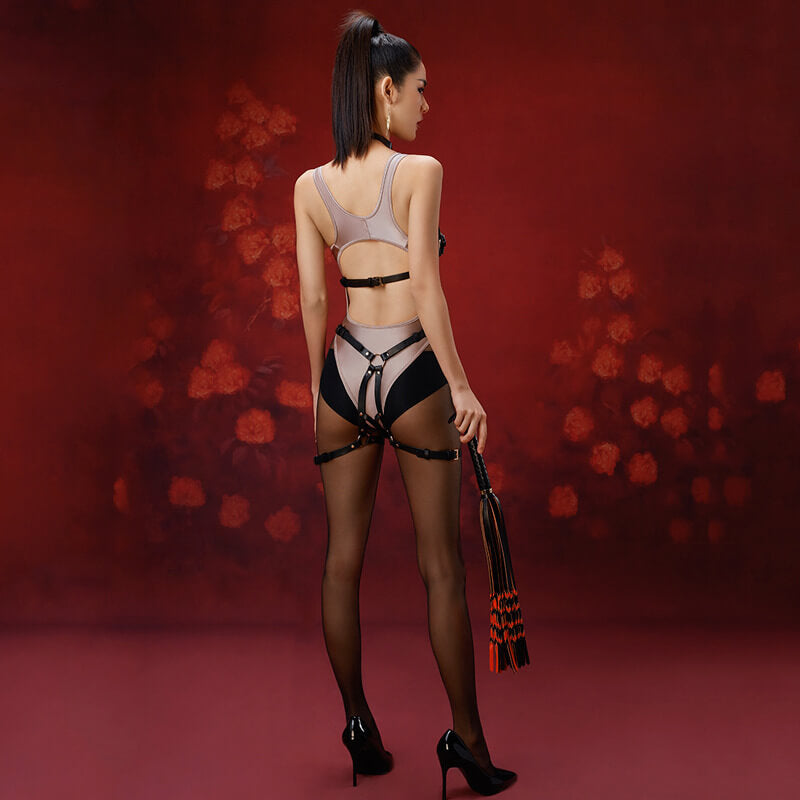 Lockink Queen Chest Harness with Removable Bra