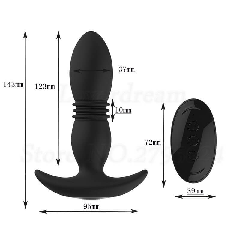 Wistone Remote Control Thrusting Butt Plug