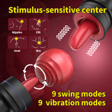 Tongue Licking Nipple clitoris Sucker Massager Sex toy