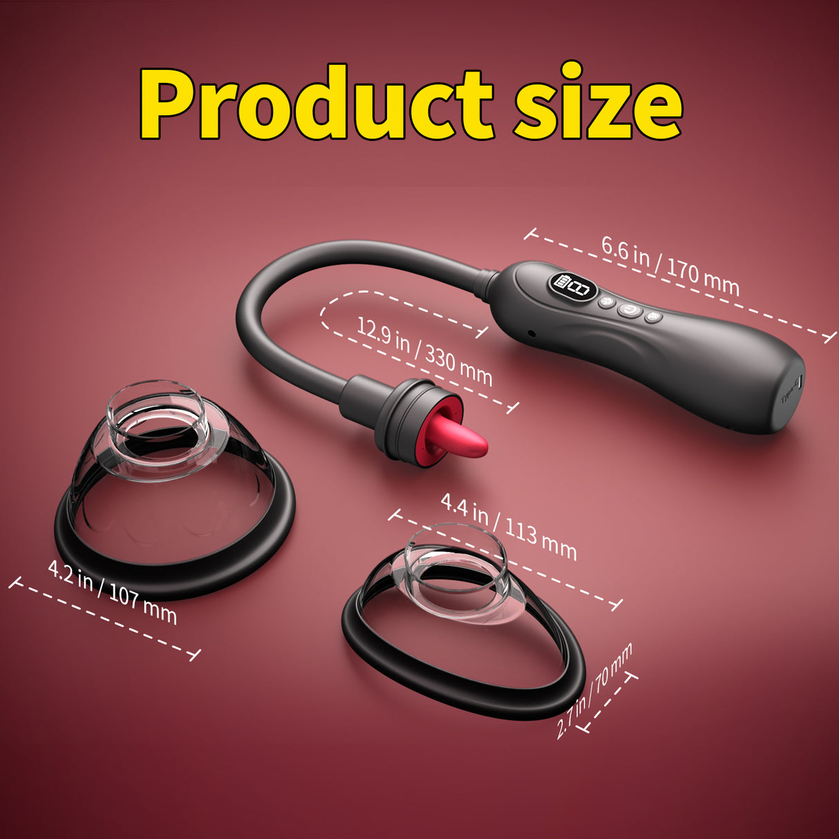 Tongue Licking Nipple clitoris Sucker Massager Sex toy