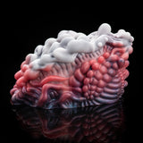 Fantasy Alien Pussy Grinder Sex Toy Platinum Silicone Vibrating Male Masturbator