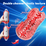 Squeezable Jelly Sleeve Manual Sucking Male Peanut cup masturbator