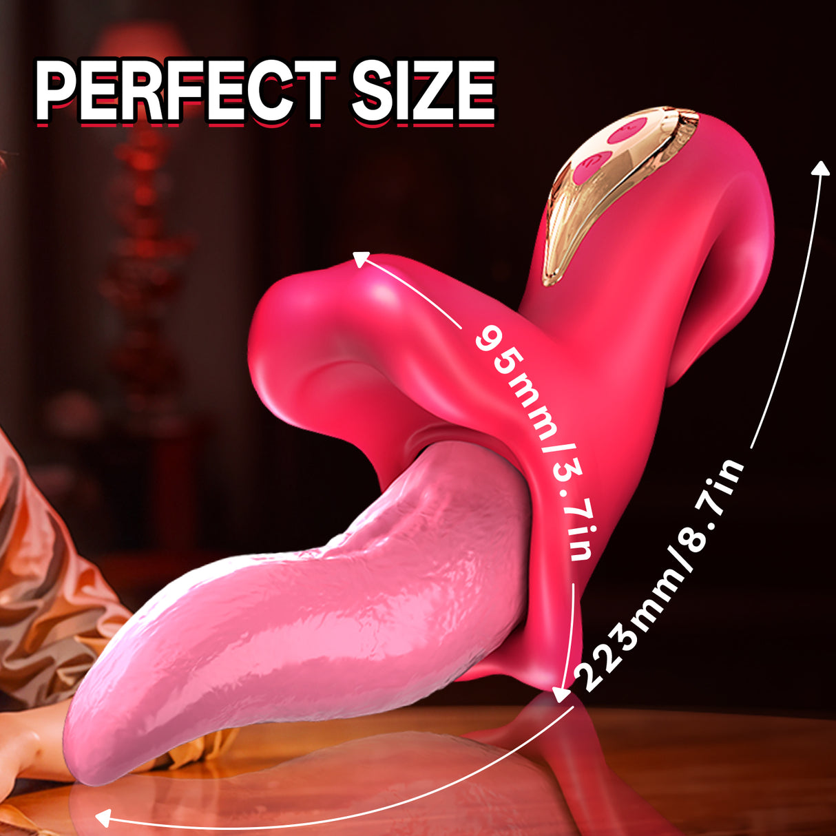 Tongue swing vibrator Licking Massager for Women