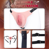 G1152 Wearable Fantasy Realistic Pussy Pant Exclusive Gay Sex Kit for Male Homosexual Play