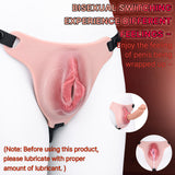 G1153 Fantasy Femboy Wearable Vagina Pants Flesh Like Realistic Silicone Sex Toy for Gay Lesbian